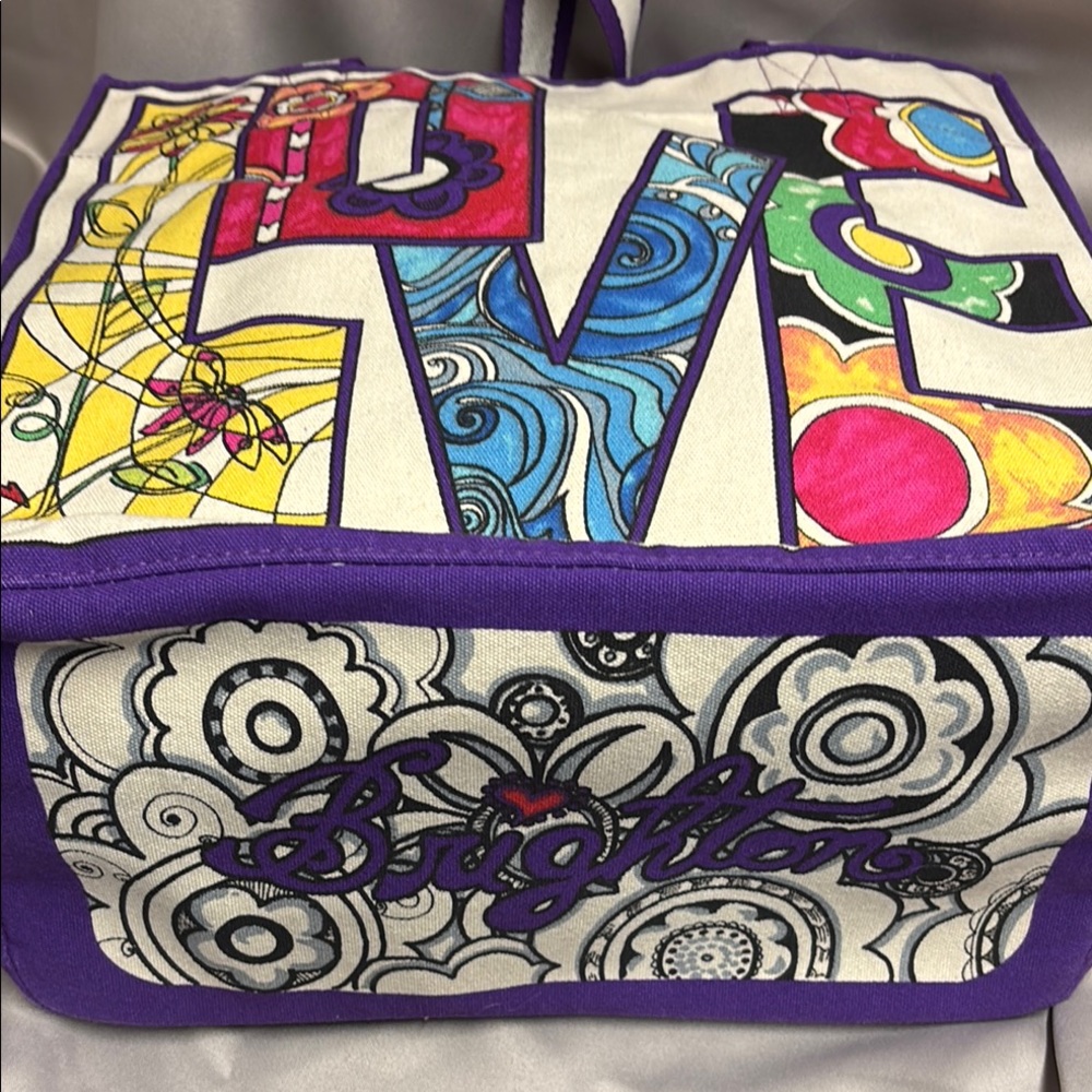 Brighton Colorful LOVE Tote Bag